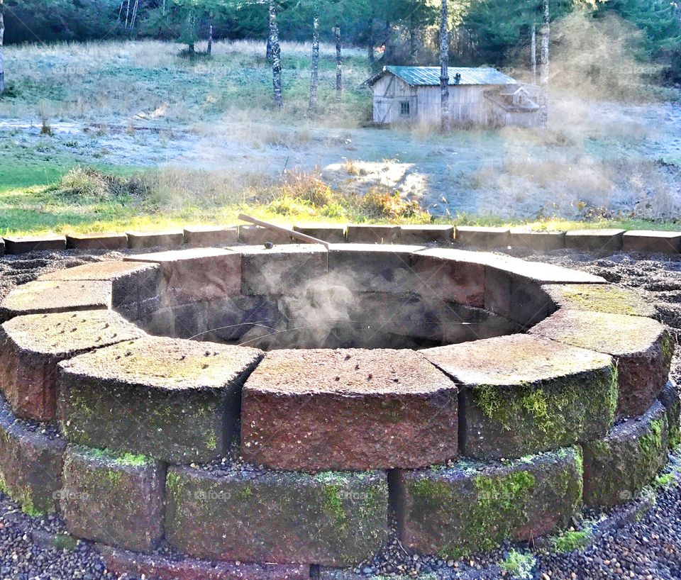 Steaming Fire Pit 