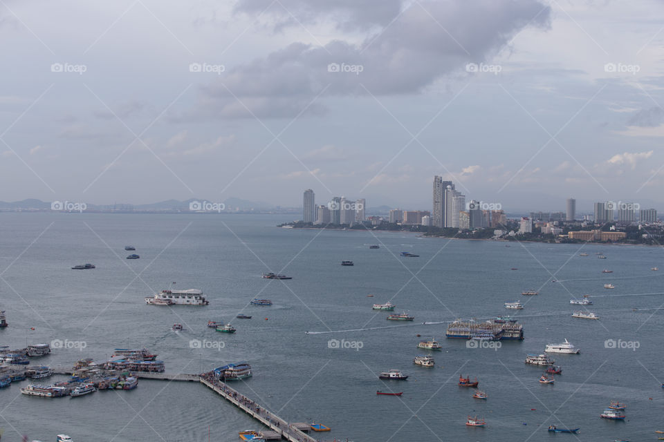 Sea port in Thailand 