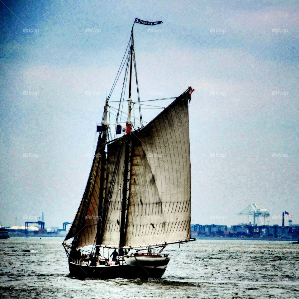 Sailboat in New York