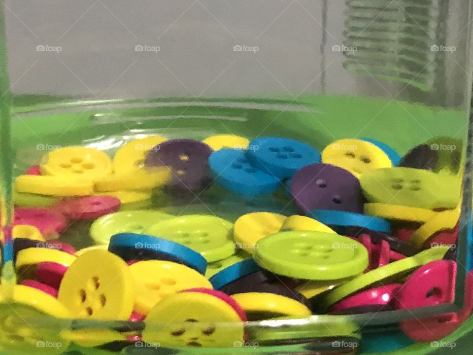 Buttons in jar