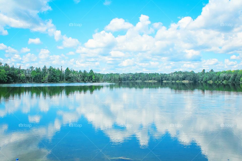 Reflection on the lake