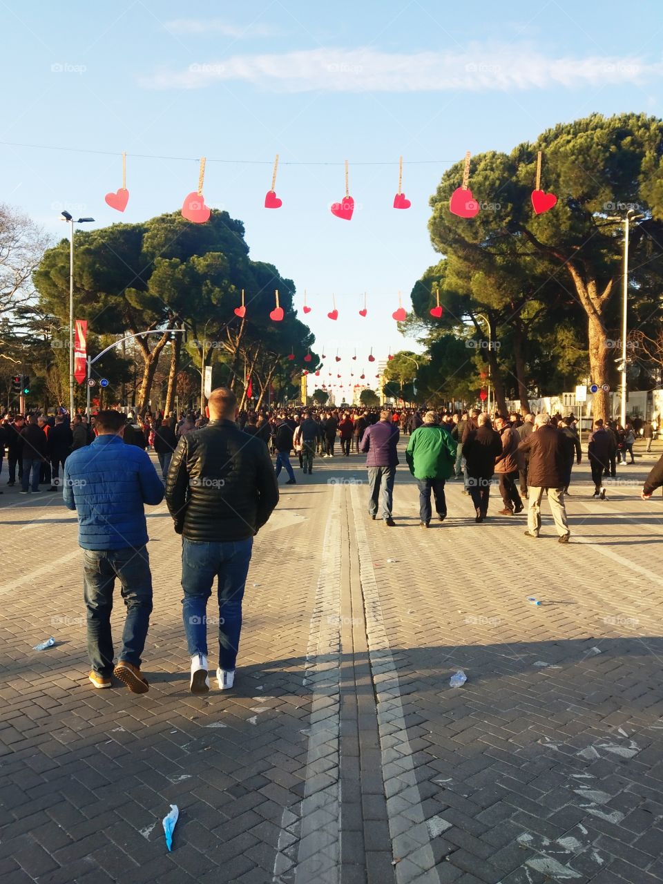 Protest in Tirana