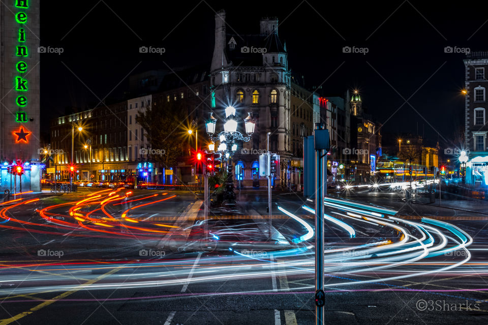 Dublin by night