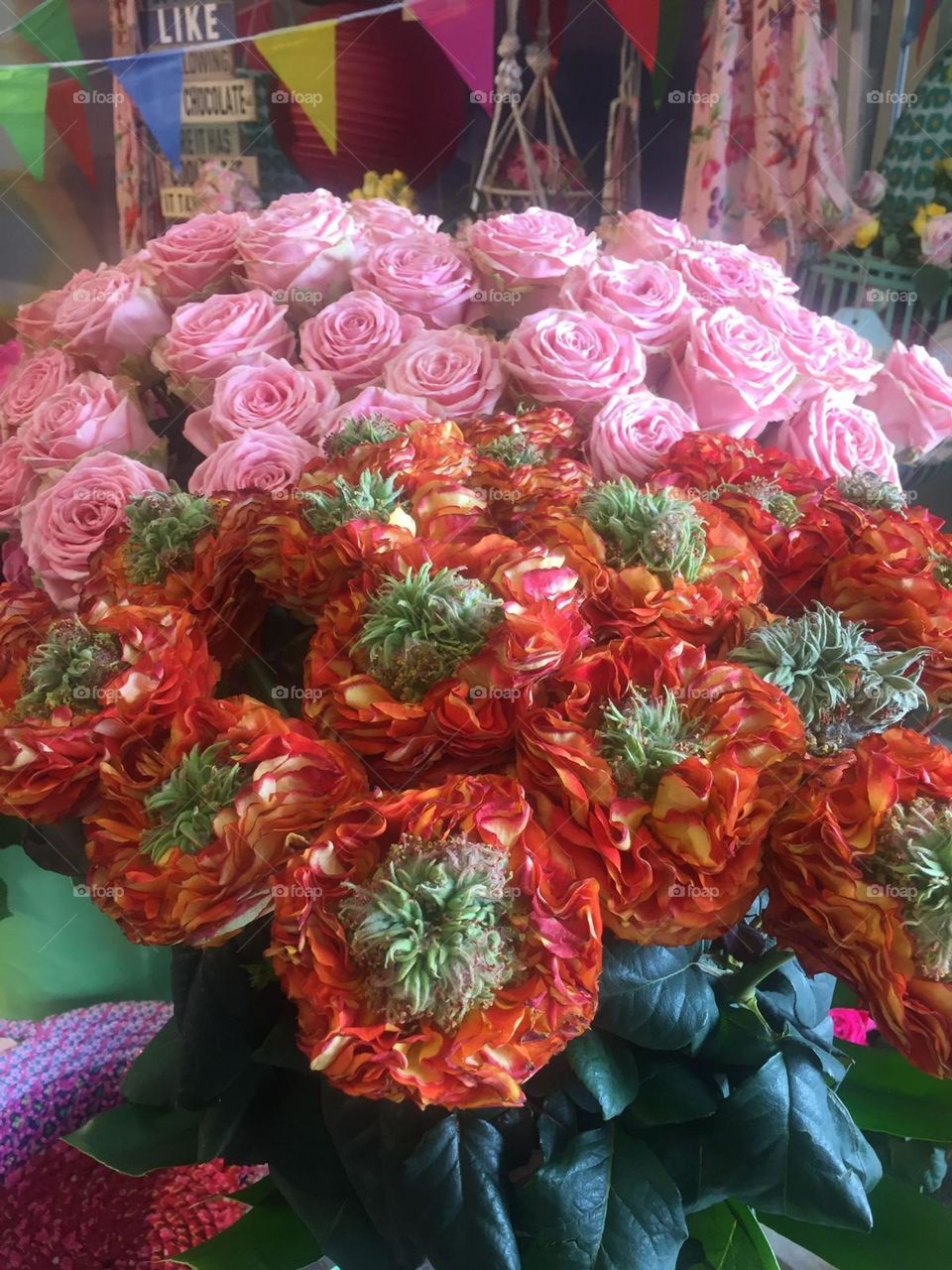 Large bouquet of flowers