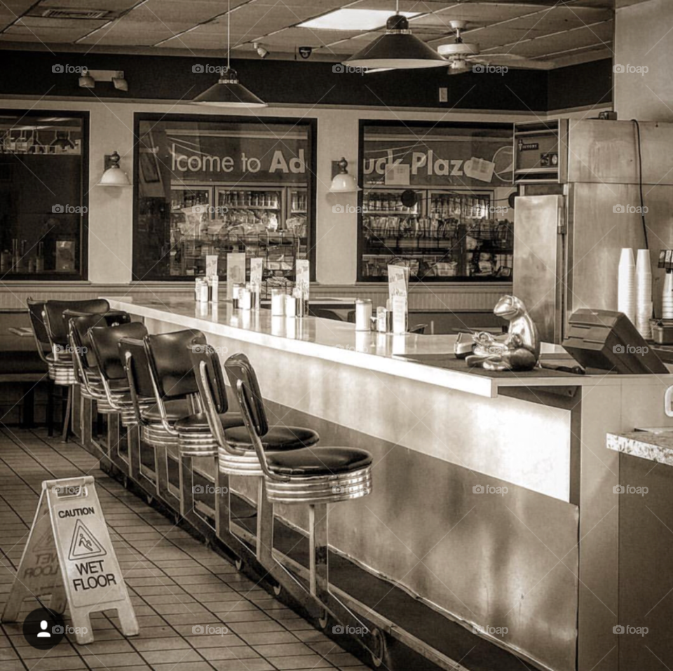 Empty diner 