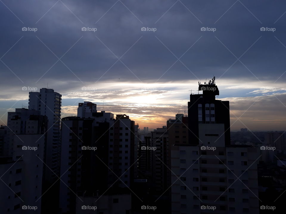 A primeira imagem capturada, após levantar. Bom dia!