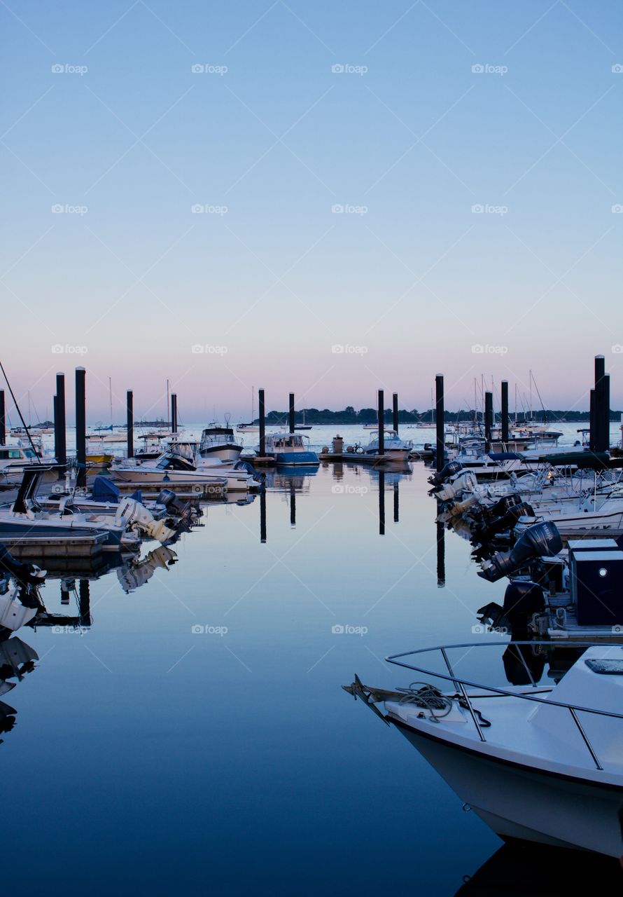 An evening at the marina 