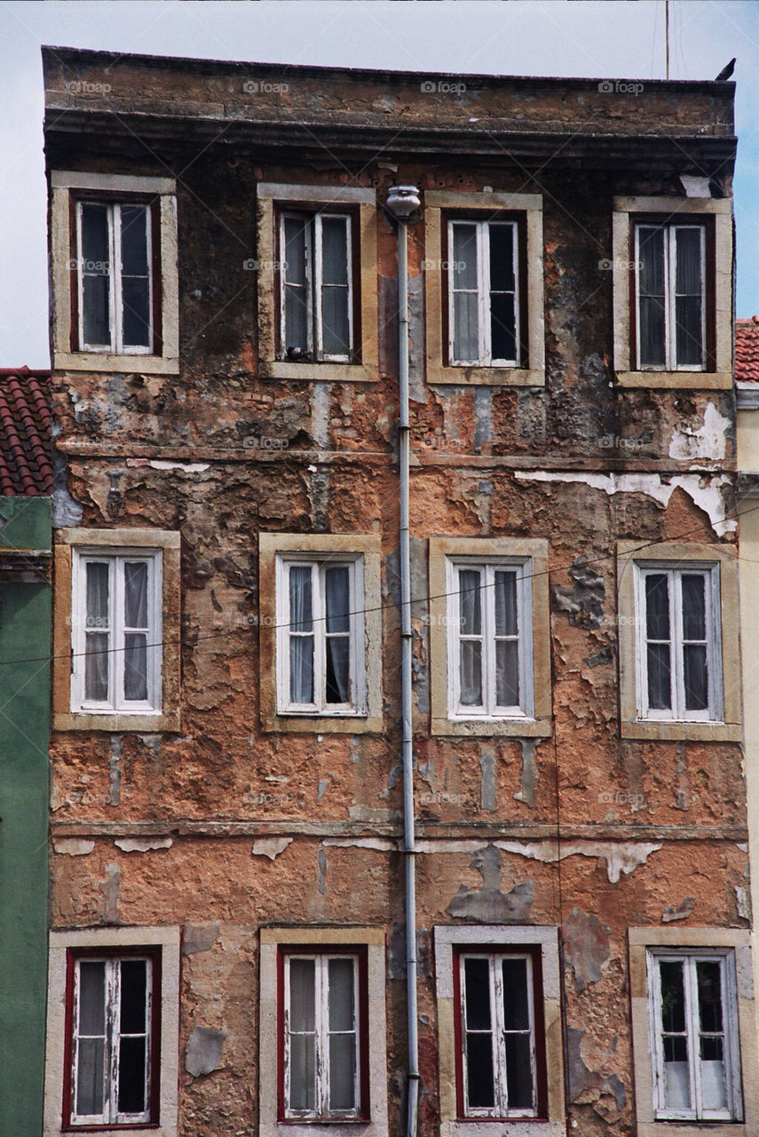 Rustic architecture of Lisbon, Portugal