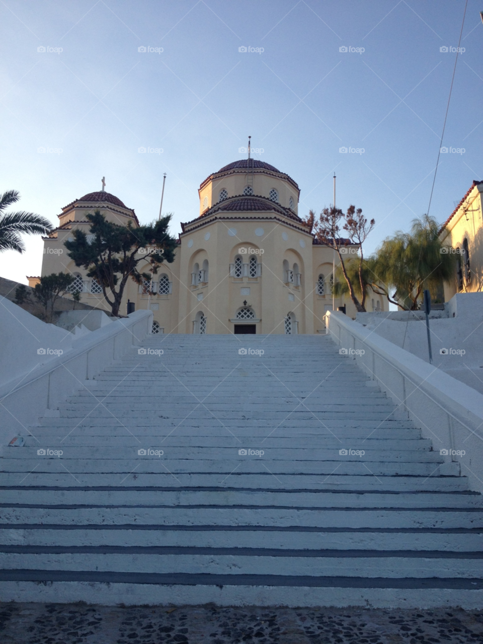 summer greece churches greek by jamethyst