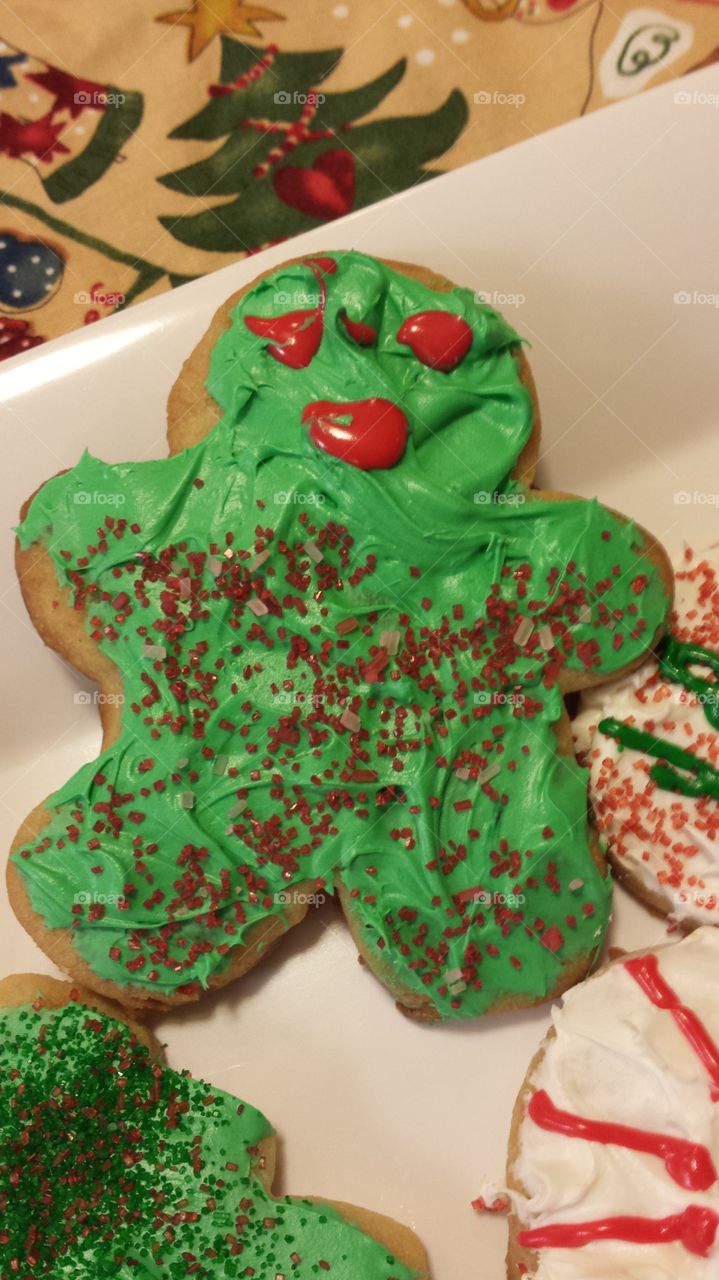 Terrible Christmas Cookie Alien