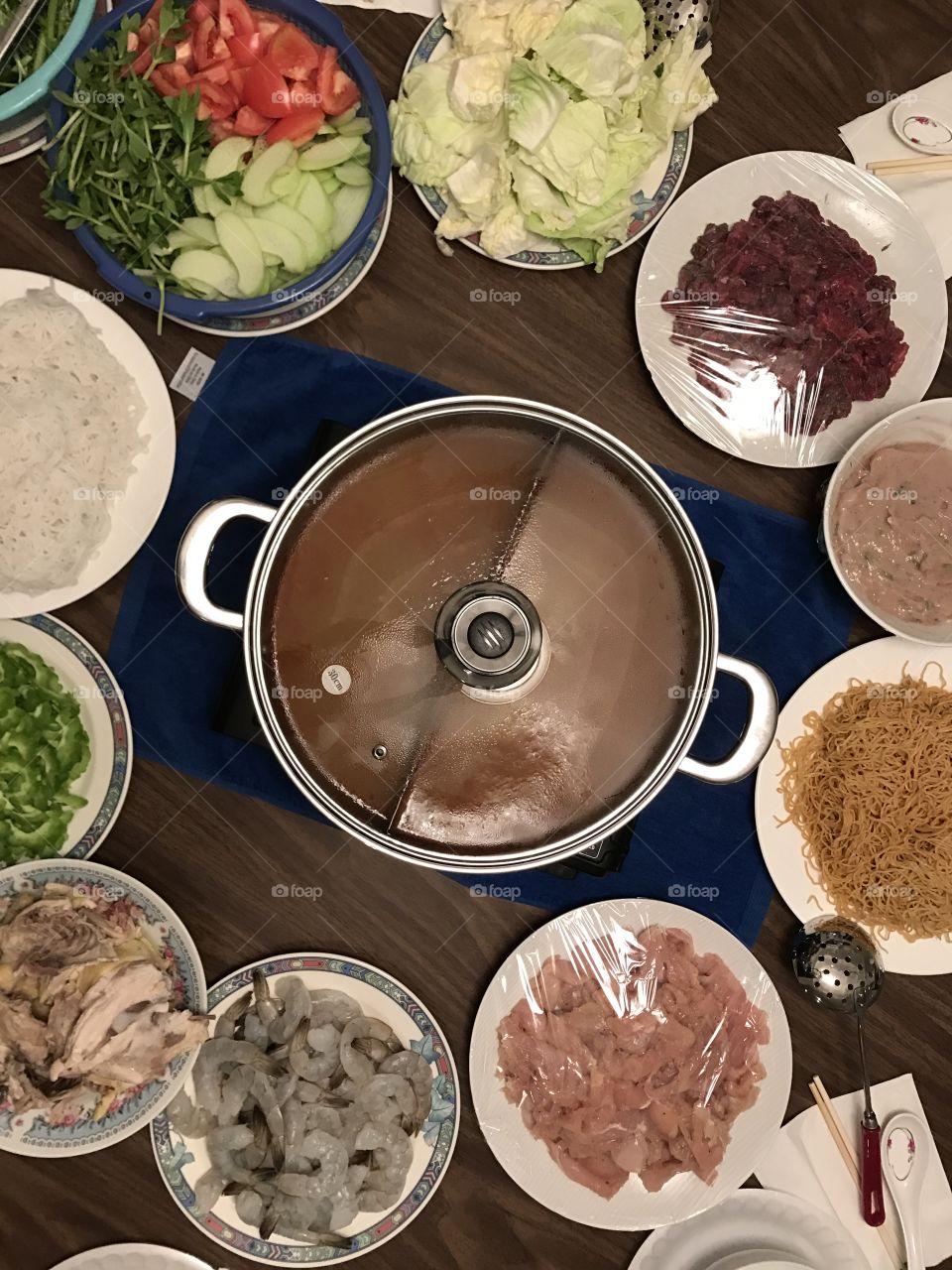 Hot pot dinner 