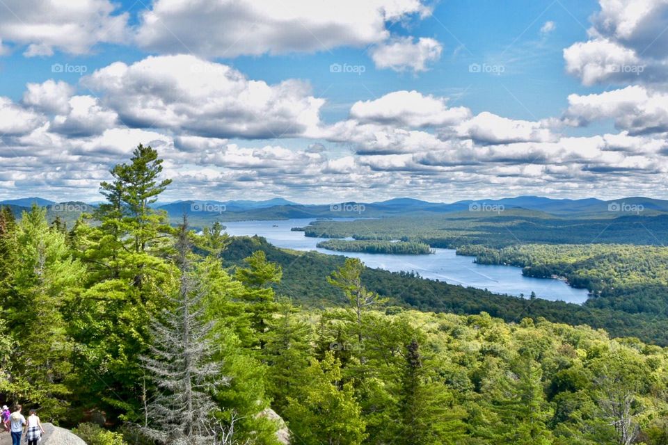 A view from Bald Mountain in the Adirondacks in Upstate New York.  Beautiful pre fall day.