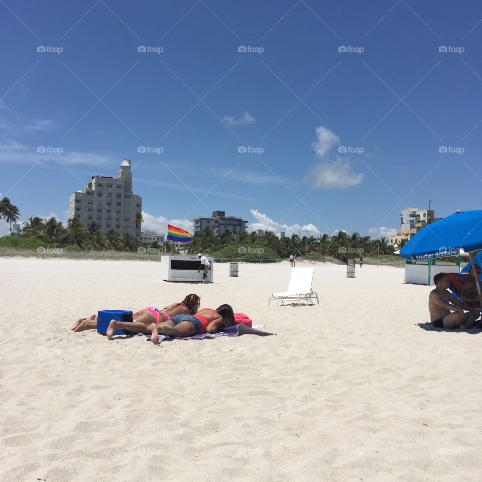 Gay beach. Miami Beach gay beach