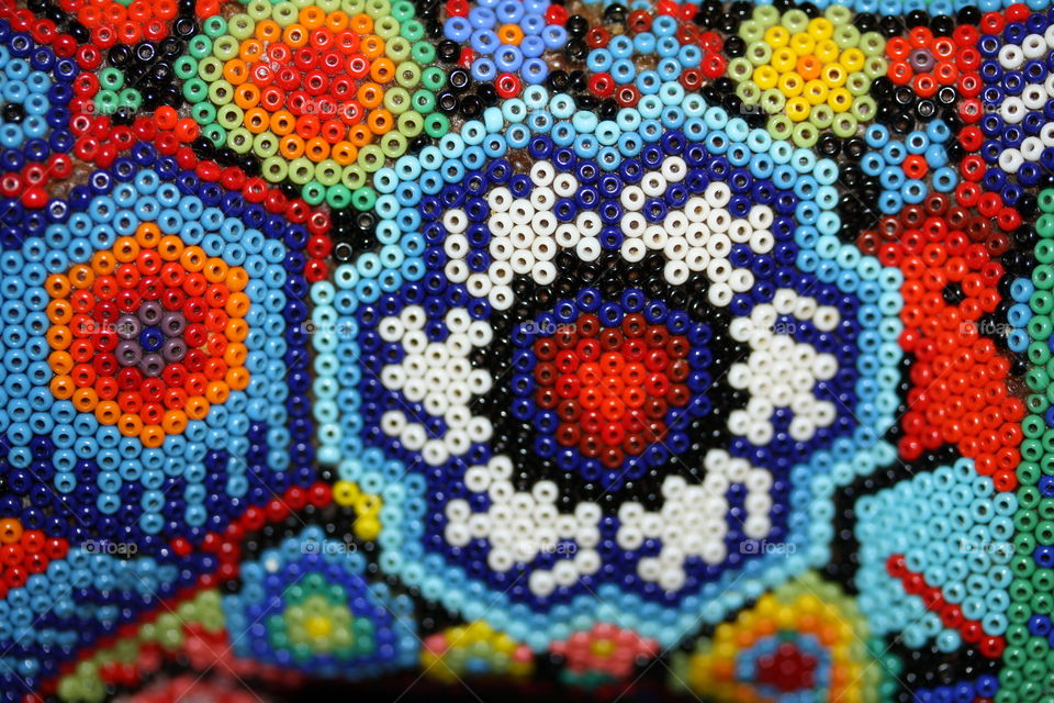 Bright beads pattern