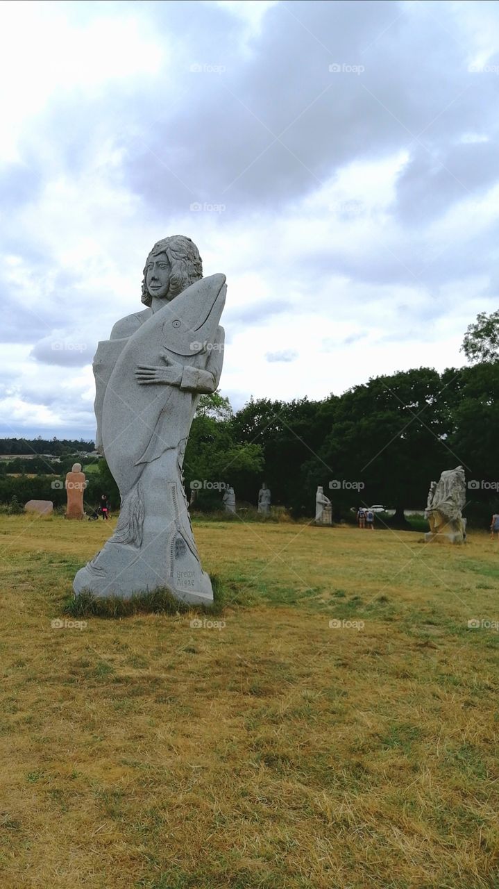Vallée des Saints, Clohars-Carnoët, Bretagne, splendide