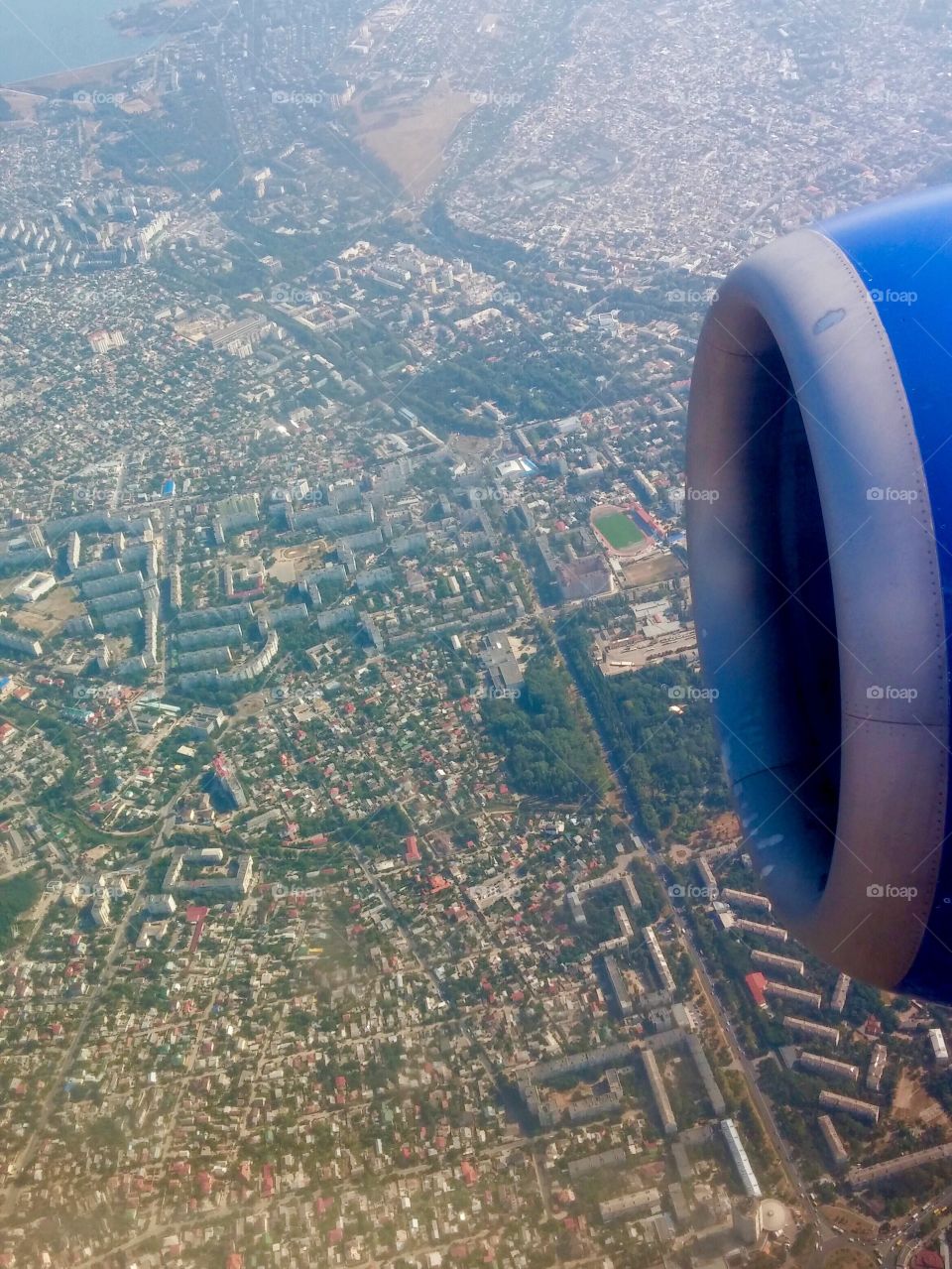 View from the plane