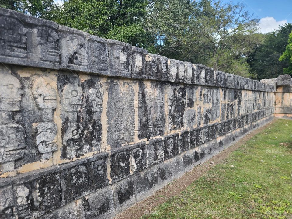 Part of the Chichén Itzá Park in Mexico