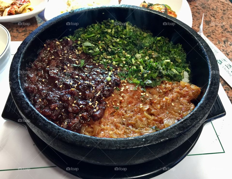 A satisfying bimimbap...mmmm.