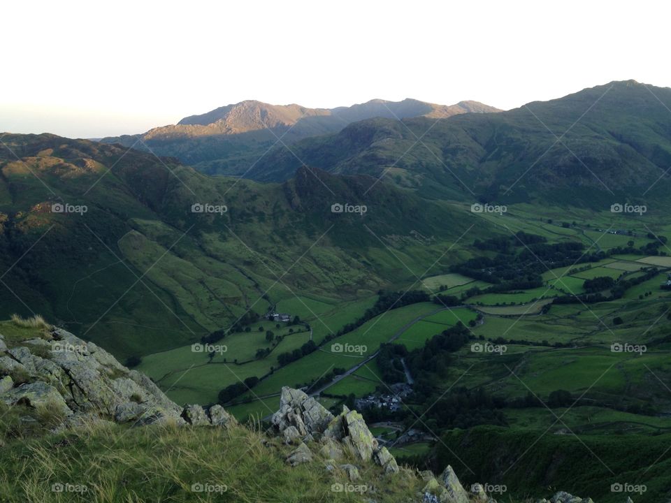 Scenic view of mountains