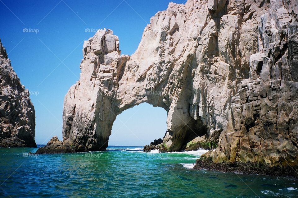 Rock Arch Passage Through