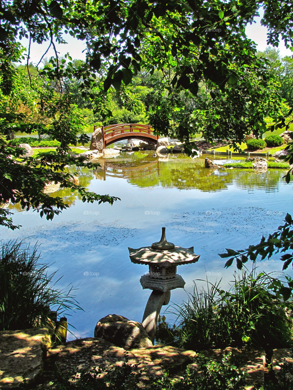 water peaceful tranqil japanese-garden by landon