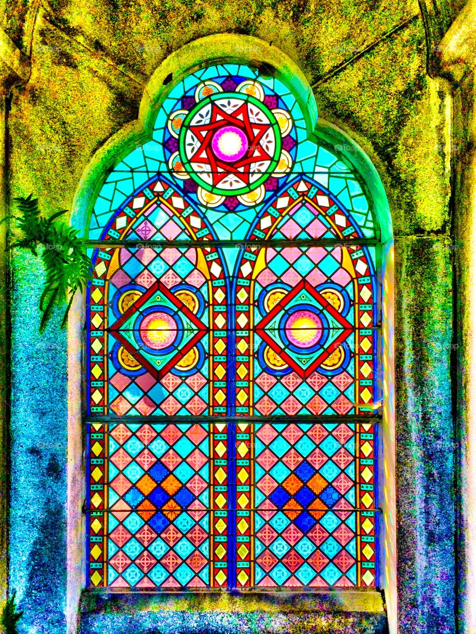 Colored glass