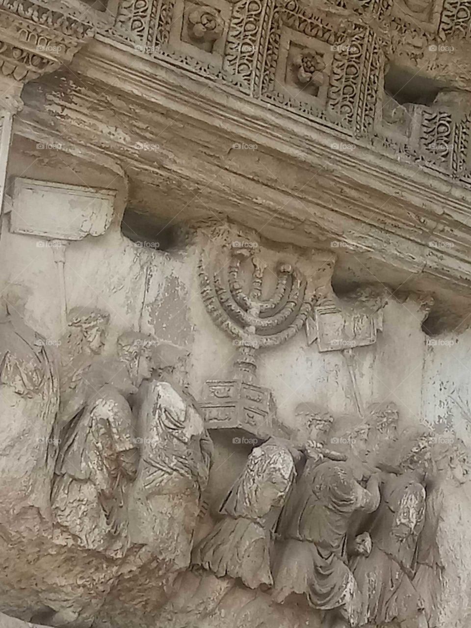 Menorah in the Arch of Titus