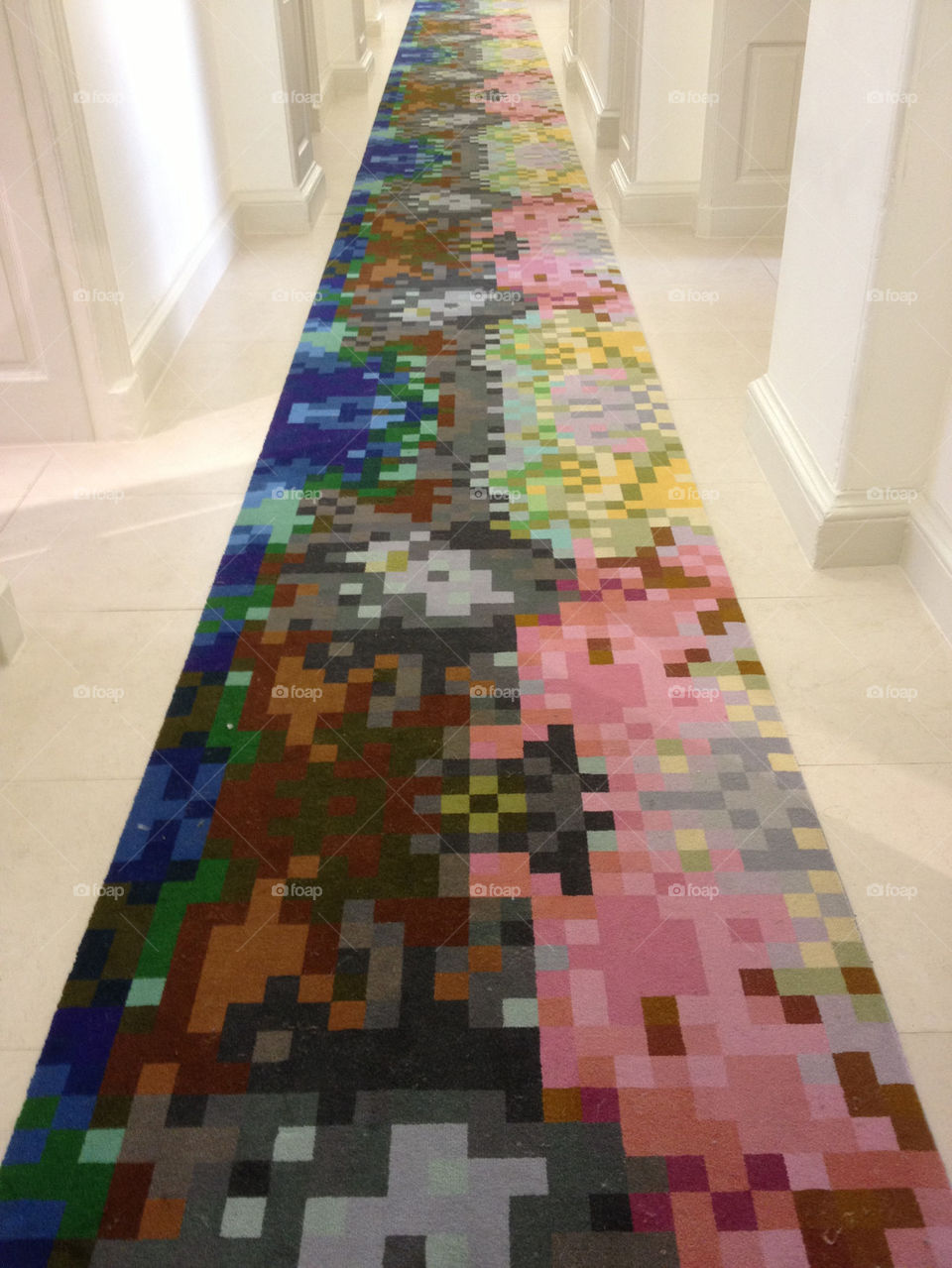 Cool carpet, Somerset House Wool Exhibition, London