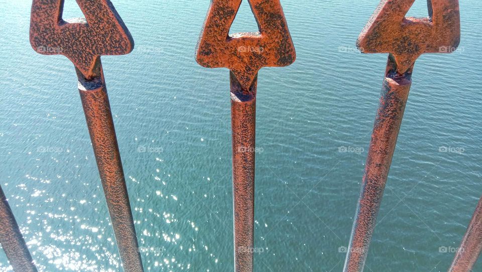 Blue water background