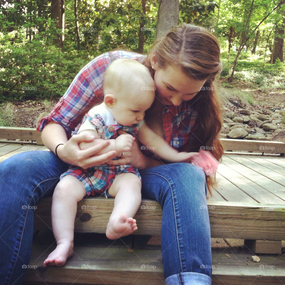 Mother and son, mommys first Mother's Day