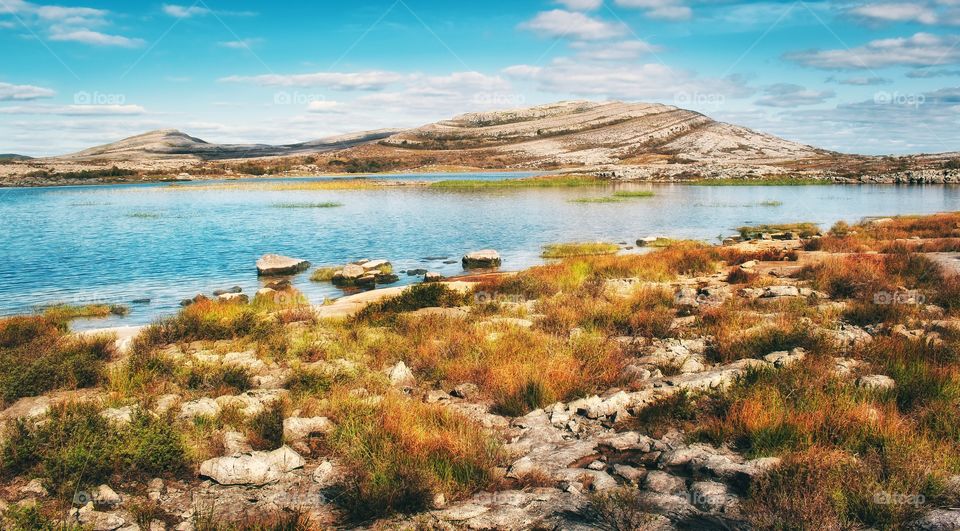 National Park Burren in Ireland