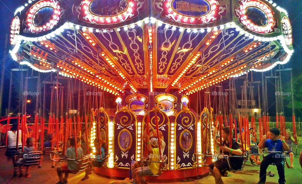 Fair rides. Exibition