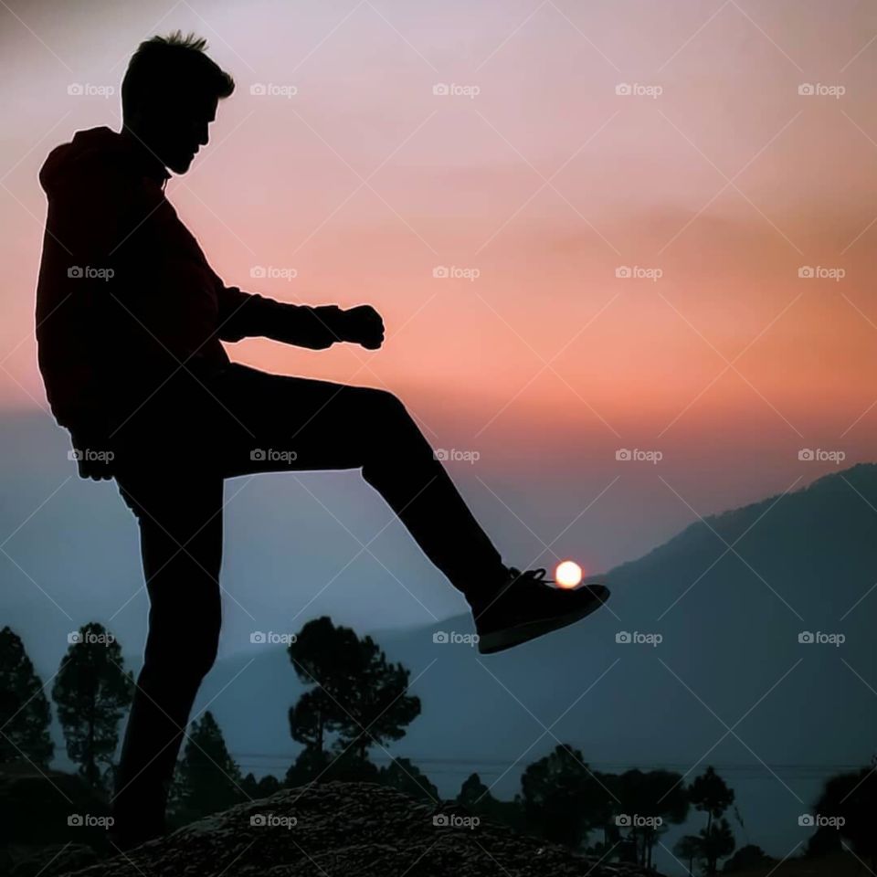 Lets stop the beautiful sunset