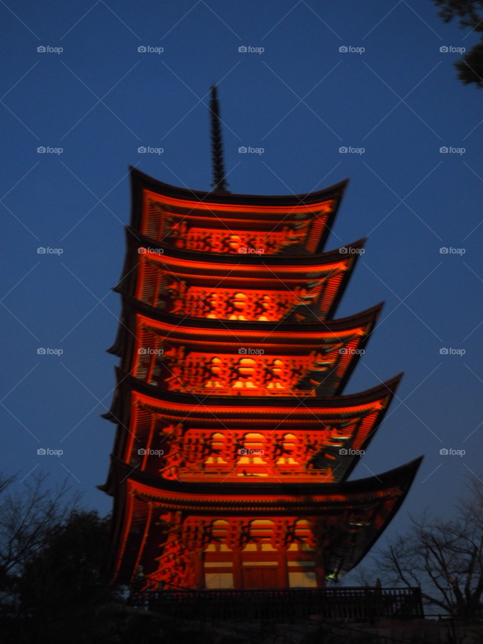 Five storied pagoda 