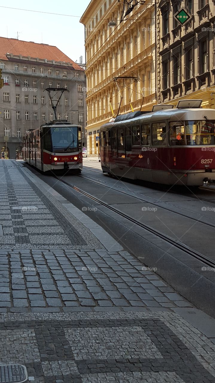 Prague tram