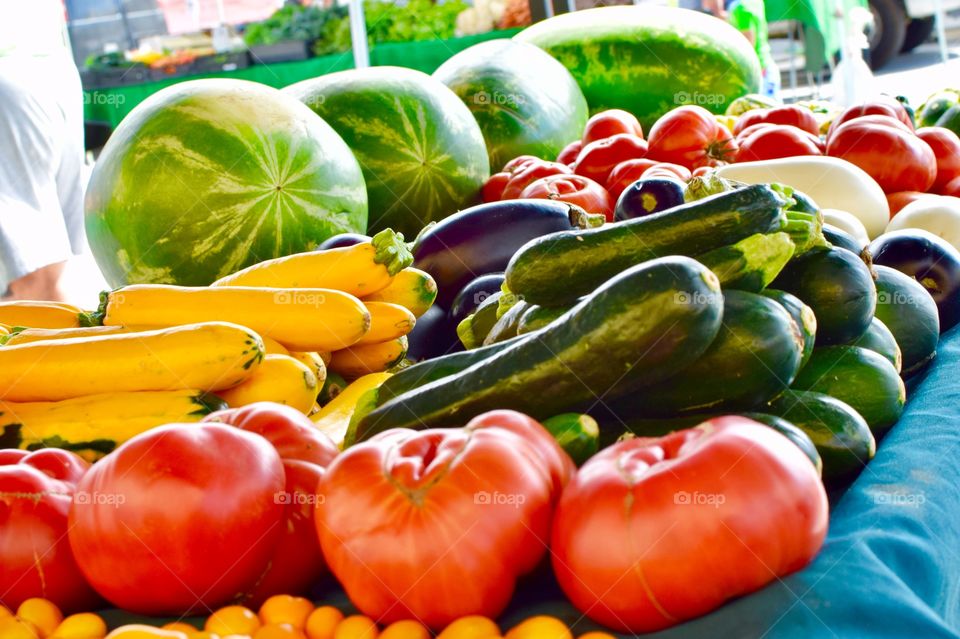 Farm fresh organic fruits and vegetables 