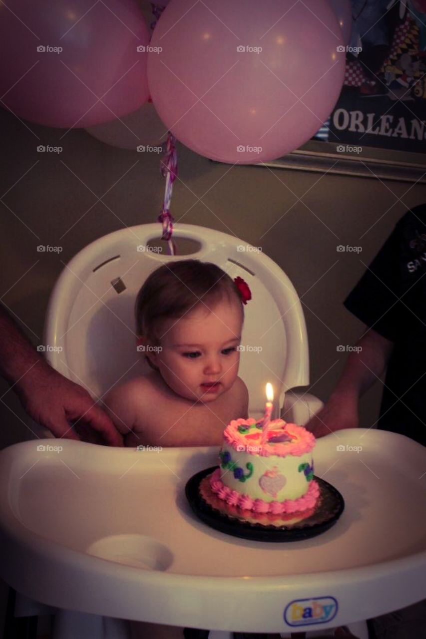 My first birthday . One year old