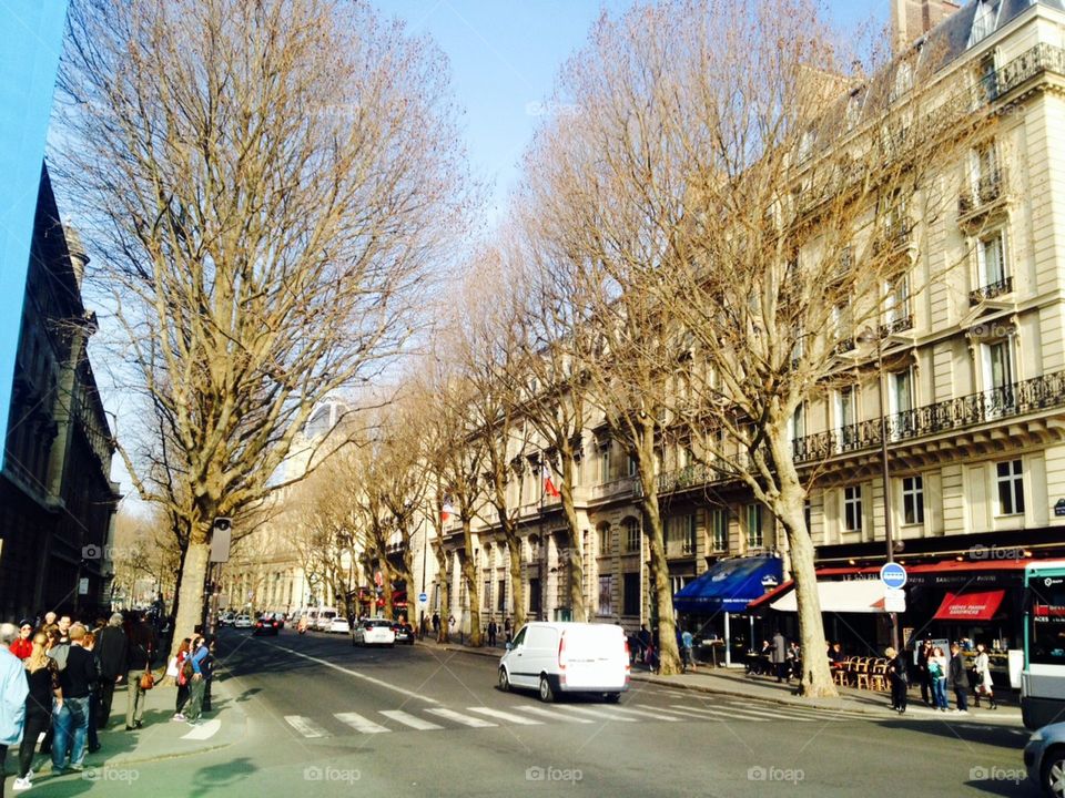 Street in Paris, France 