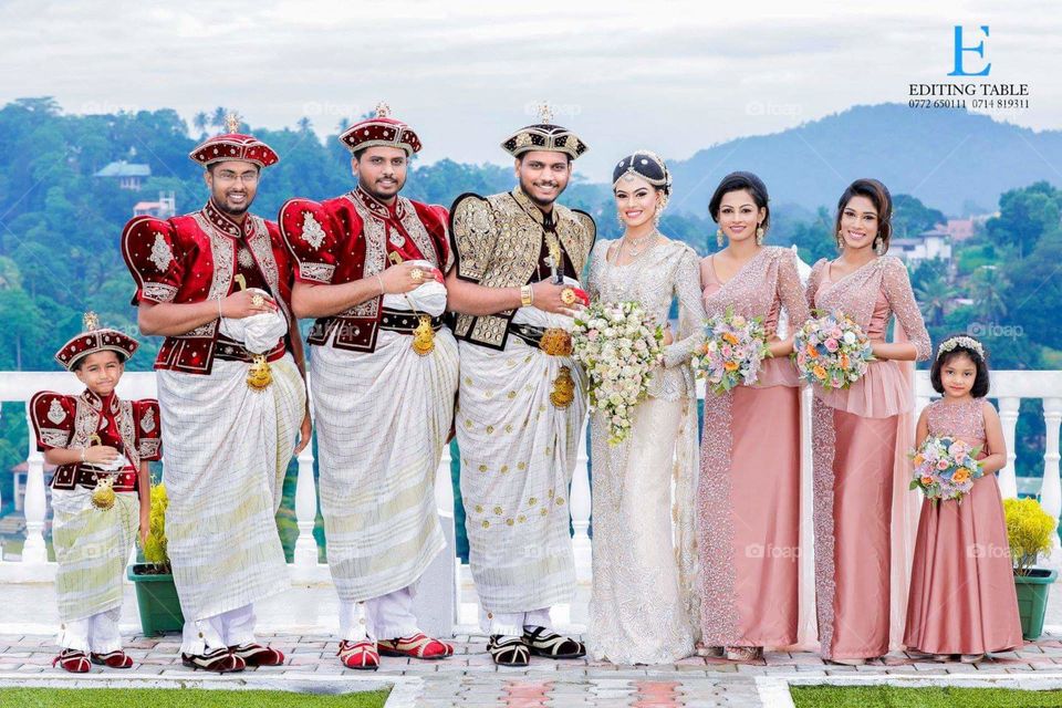 cultural wedding photo in srilanka