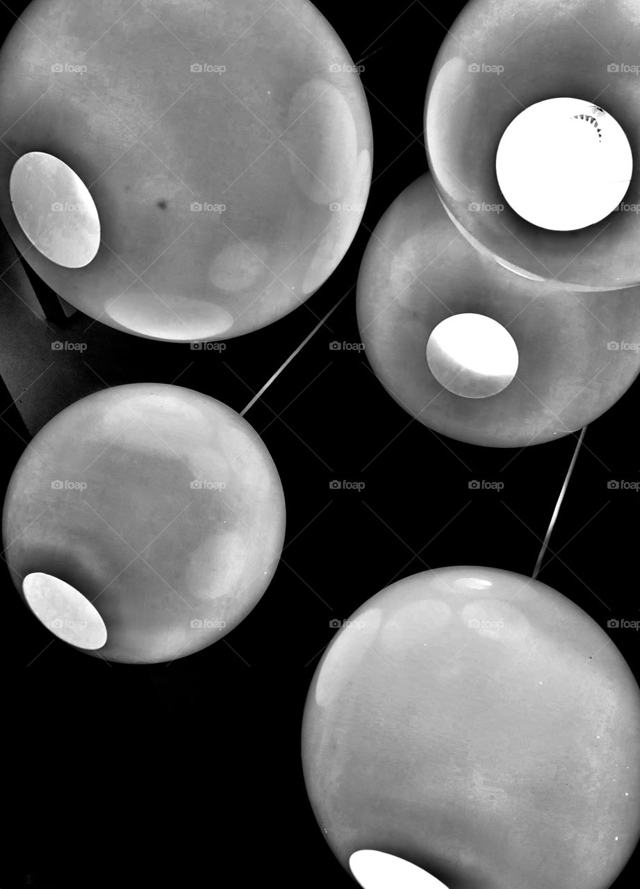 Round sphere retro lighting 