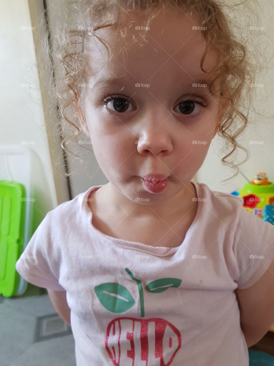 portrait of a little girl