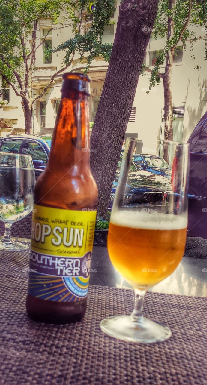 Chill. Relaxing in NYC on a warm summer day