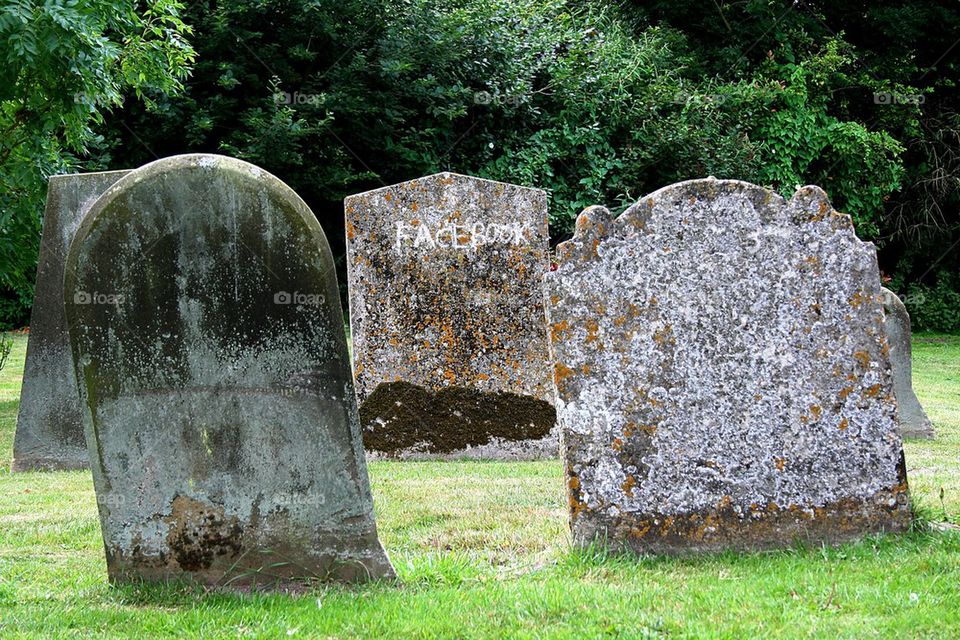 facebook social media graveyard dead by Fotolunda