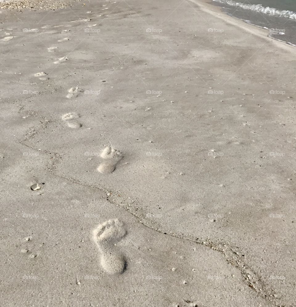 Footprints in Sand