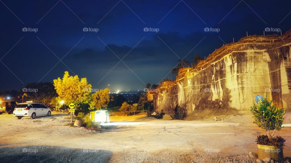 brecci cliff in yogyakarta indonesia