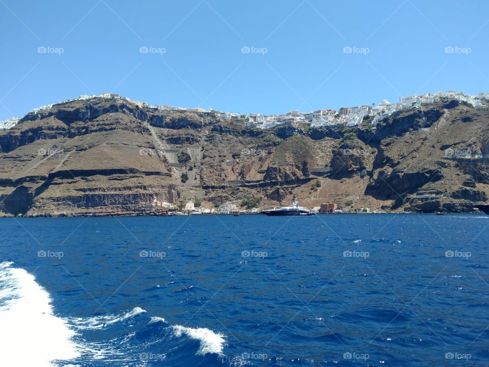 Santorini Island Port
