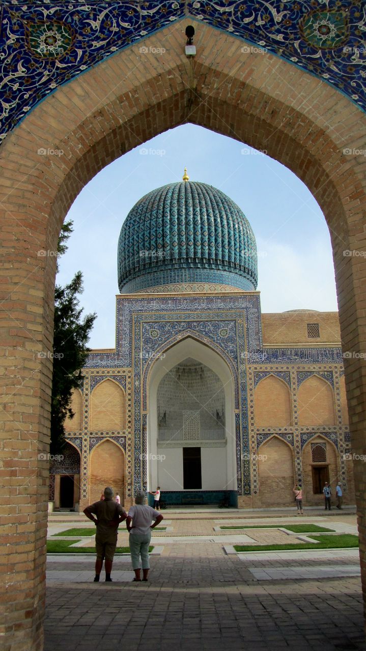 Samarkand minarets