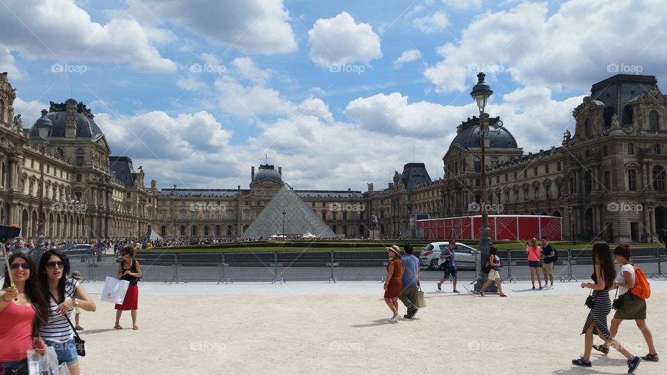 Luvre Museum. The bigger museum of the world