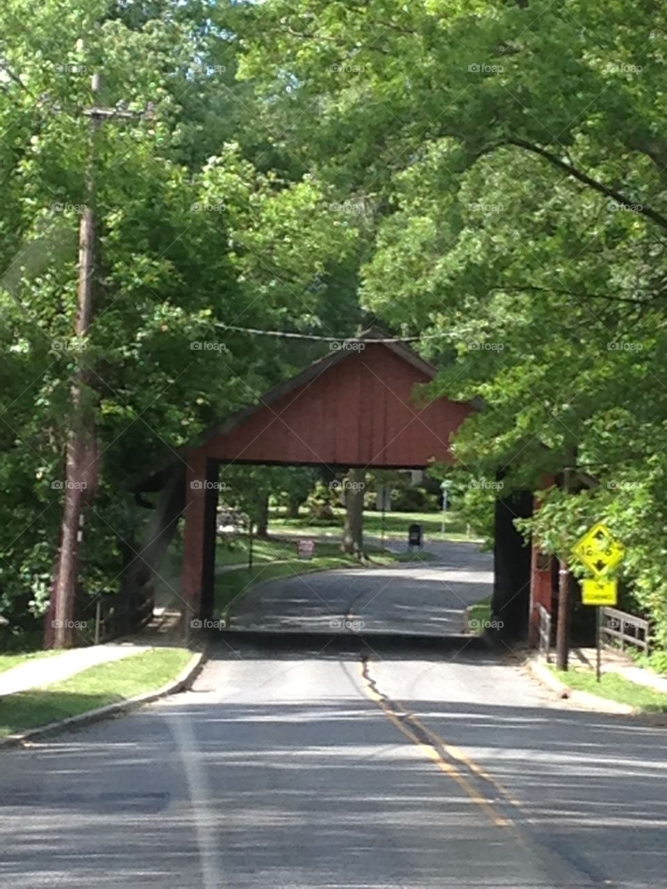 Red bridge