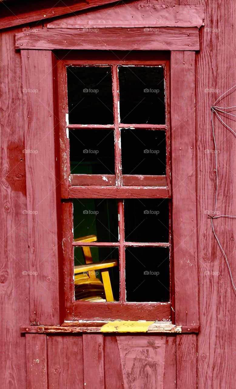 Red Window, Yellow Chair